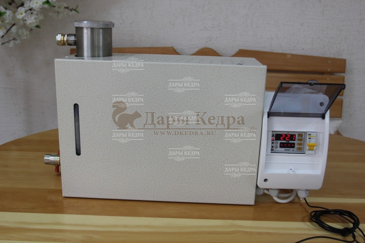 Парогенератор накопительный, 4 кВт с выносным цифровым пультом управления